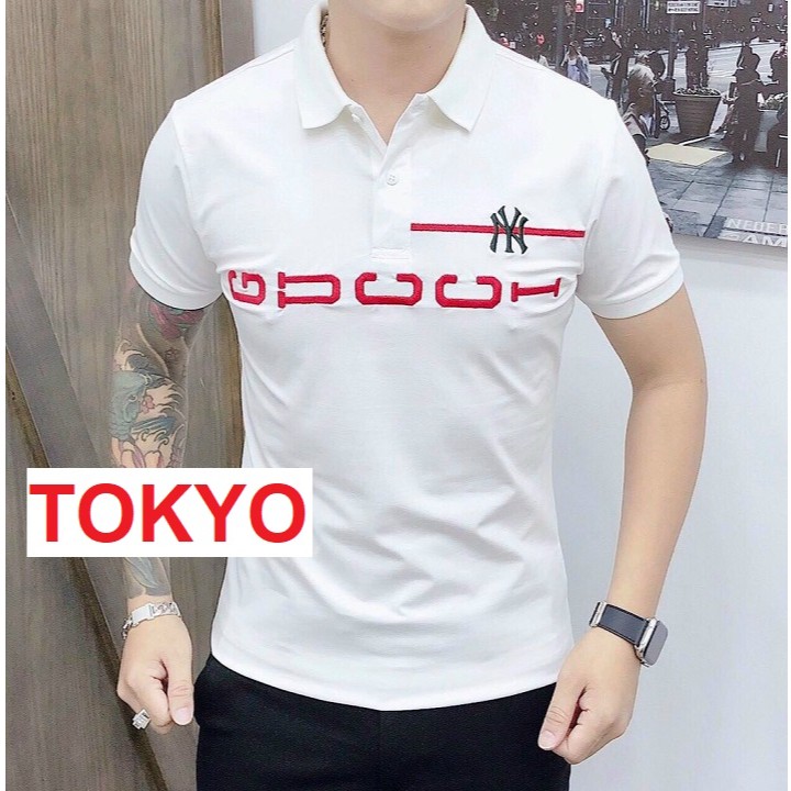 ÁO THUN NAM POLO COTON CO GIÃN THÊU CHỮ CAO CẤP LỊCH LÃM VS6 TOKYOSHOP | BigBuy360 - bigbuy360.vn