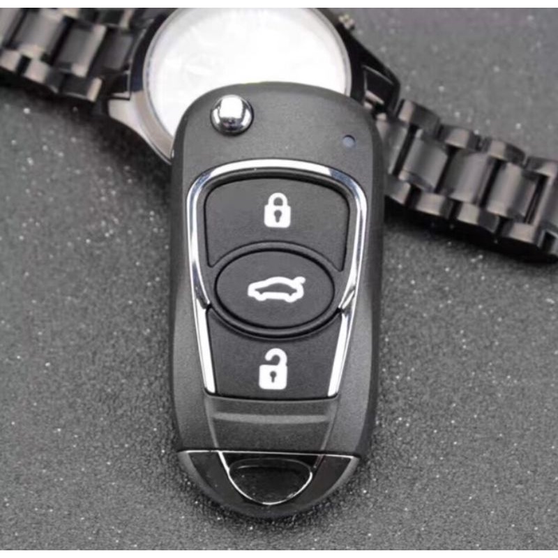 Vỏ chìa khoá độ gập xe Huyndai Accent , I30 , Elantra 3 nút ( mẫu mới )