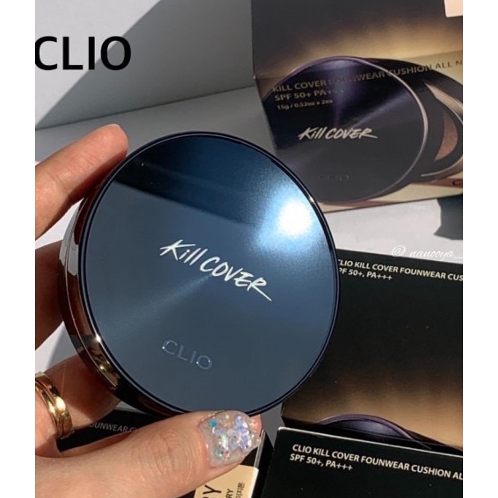 PHẤN NƯỚC CLIO FOUNWEAR CUSHION ALL NEW ( 2 LÕI )