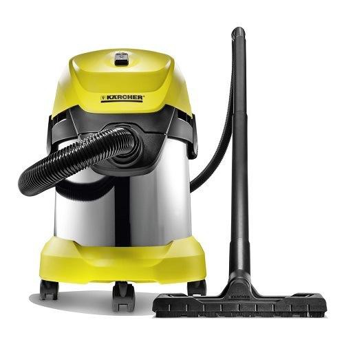 Máy hút bụi - nước và thổi Karcher WD3 Premium - Tặng 1L hóa chất karcher 3 in 1 - Thùng chứa thép không rỉ