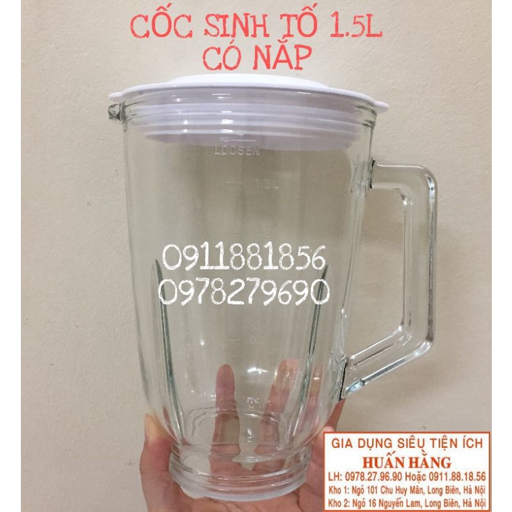 LINH KIỆN CỐI THỦY TINH SINH TỐ DUNG TÍCH 1.5 Lít..