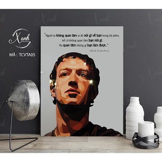 Tranh canvas cổ động CÂU NÓI BẤT HỦ NGƯỜI NỔI TIẾNG