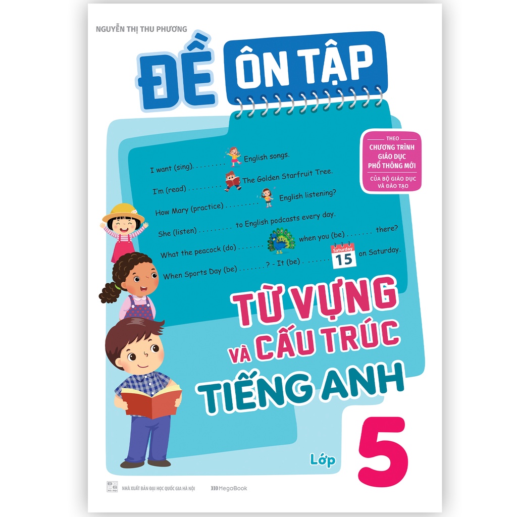 Sách Đề Ôn Tập Từ Vựng Và Cấu Trúc Tiếng Anh Lớp 5