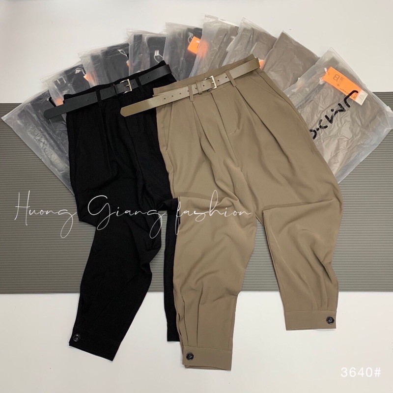 (SIÊU HOT )QUẦN BAGGY XẾP LY GẤU ỐNG BÓ
