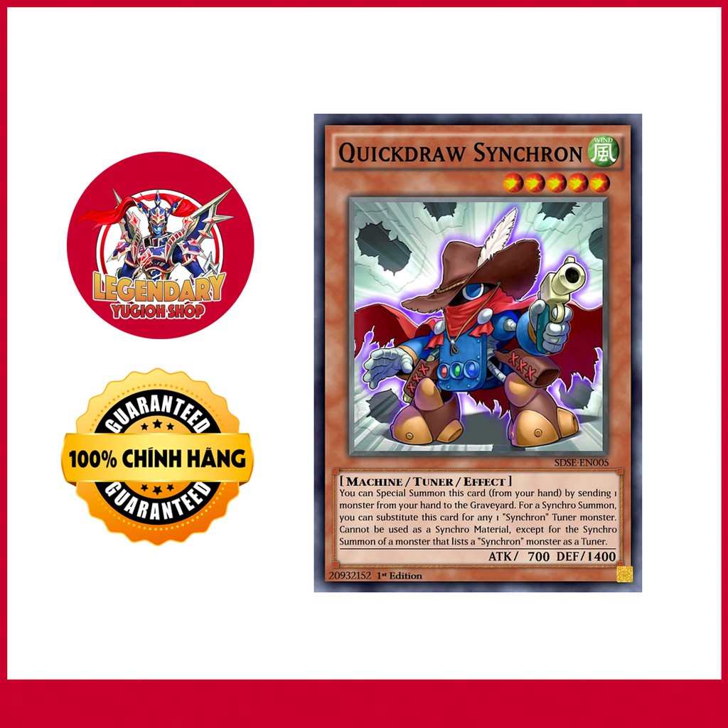 [EN-JP][Thẻ Bài Yugioh Chính Hãng] 'Quickdraw Synchron'