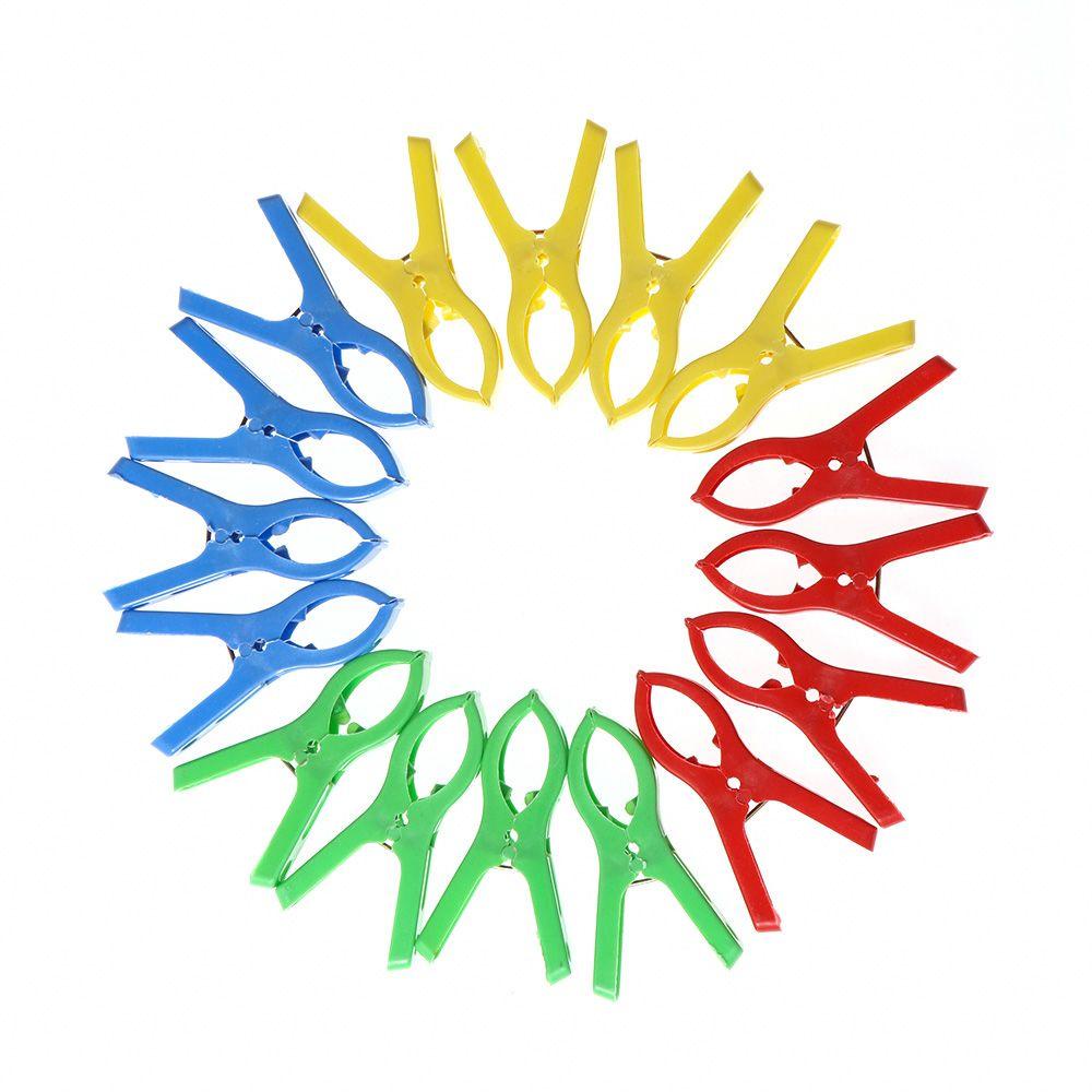 MYRONGVN 16Pcs Hangers Clips Plastic Kitchen Pins Clothespins