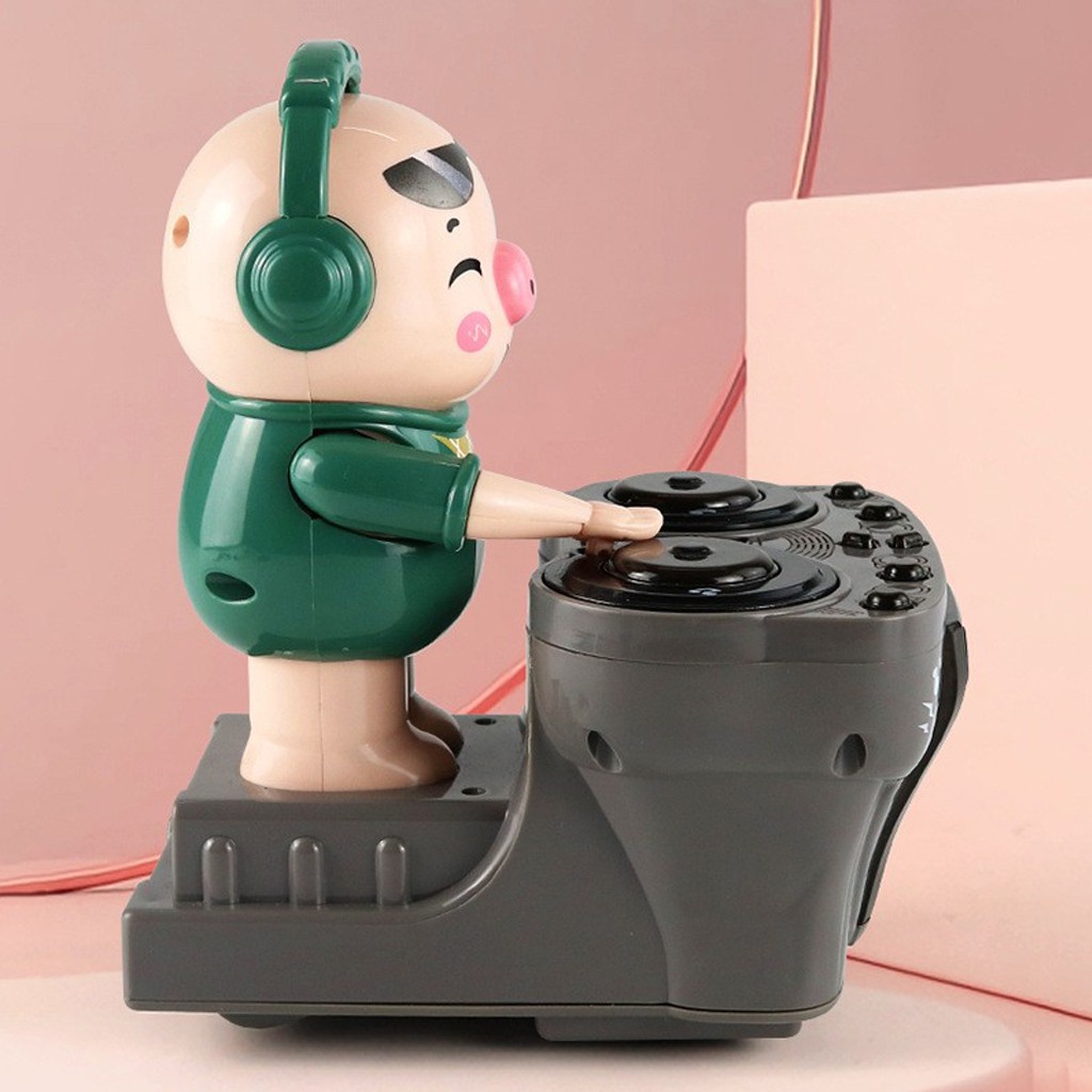 Heo Dancer - Chú Heo Chơi DJ Năng Động Siêu Dễ Thương Nhảy Theo Nhạc Và Đèn Cho Bé -dc4601