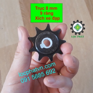 Nhông trục 8 - Bánh răng trục 8 - Phụ kiện làm máy ấp trứng nhông motor NT8-9R