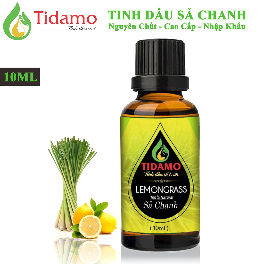 Tinh Dầu Sả Chanh Nguyên Chất Nhập Khẩu từ Mỹ, Tác Dụng Đuổi Muỗi và Giải Tỏa Căng Thẳng