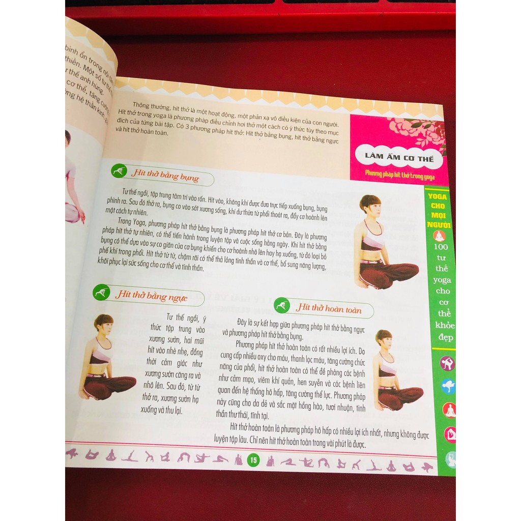 SÁCH - 100 tư thế yoga cho cơ thể đẹp (Kèm CD) Gigabook