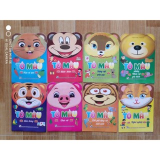 Combo 8 cuốn tô màu cho bé