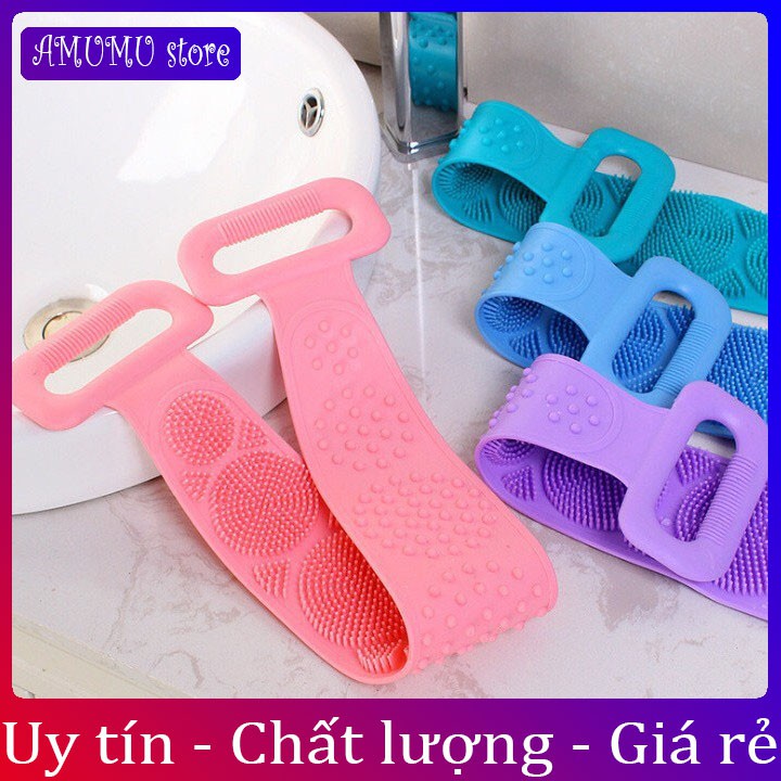 Dây Chà Lưng 2 mặt Bằng Silicone