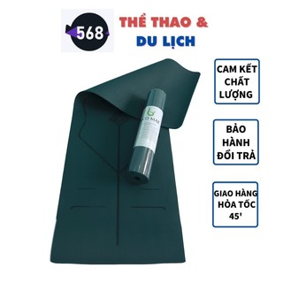 Thảm Tập Yoga 568ECO6MMDT ECO MAT [TẶNG KÈM TÚI CAO CẤP] Thảm Chất Liệu TPE Cao Su Định Tuyến Tổng Hợp Màu Sắc