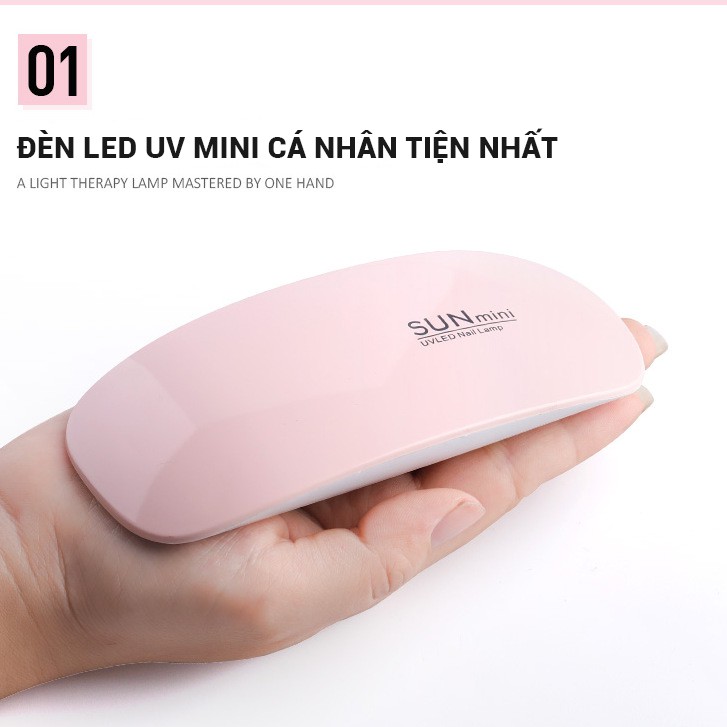 Máy hơ gel mini, hơ móng tay mini