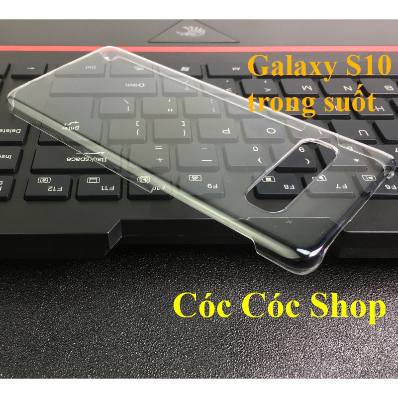 Ốp lưng Sam sung Galaxy S10/ S10 plus/ S10 5G/ S10E/ S10 Lite nhựa CỨNG TRONG SUỐT/ CỨNG NH | BigBuy360 - bigbuy360.vn