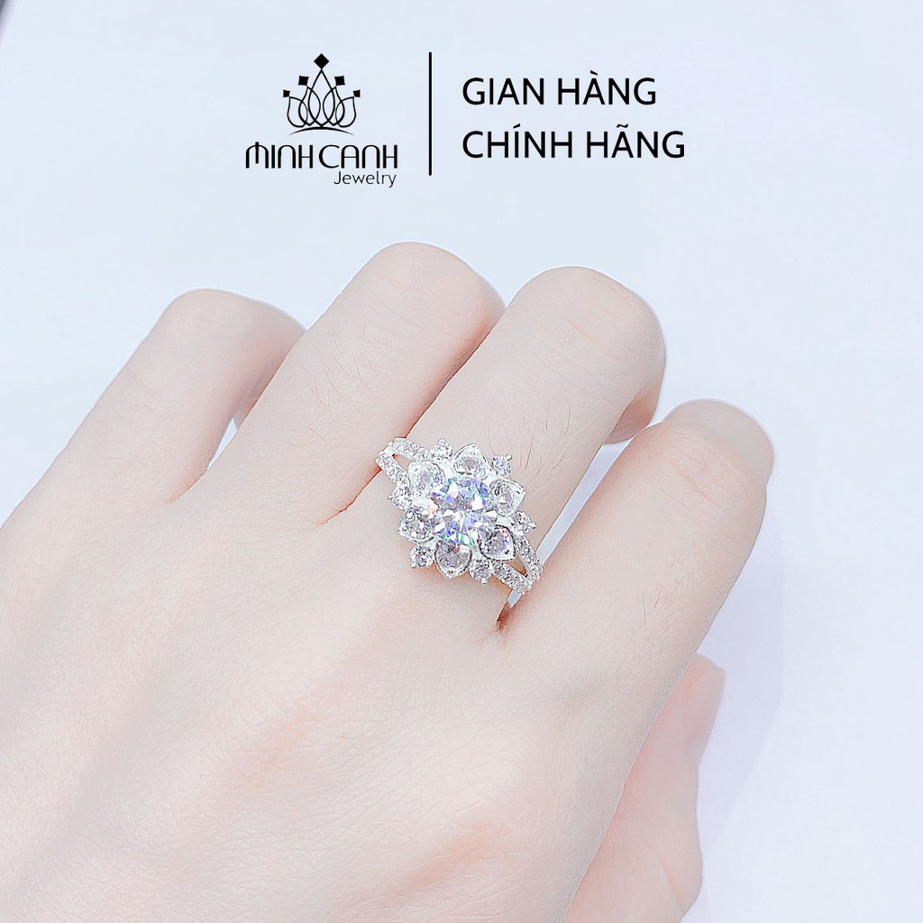 Nhẫn Bạc Nữ Hoa Sen Quốc Hoa - Minh Canh Jewelry