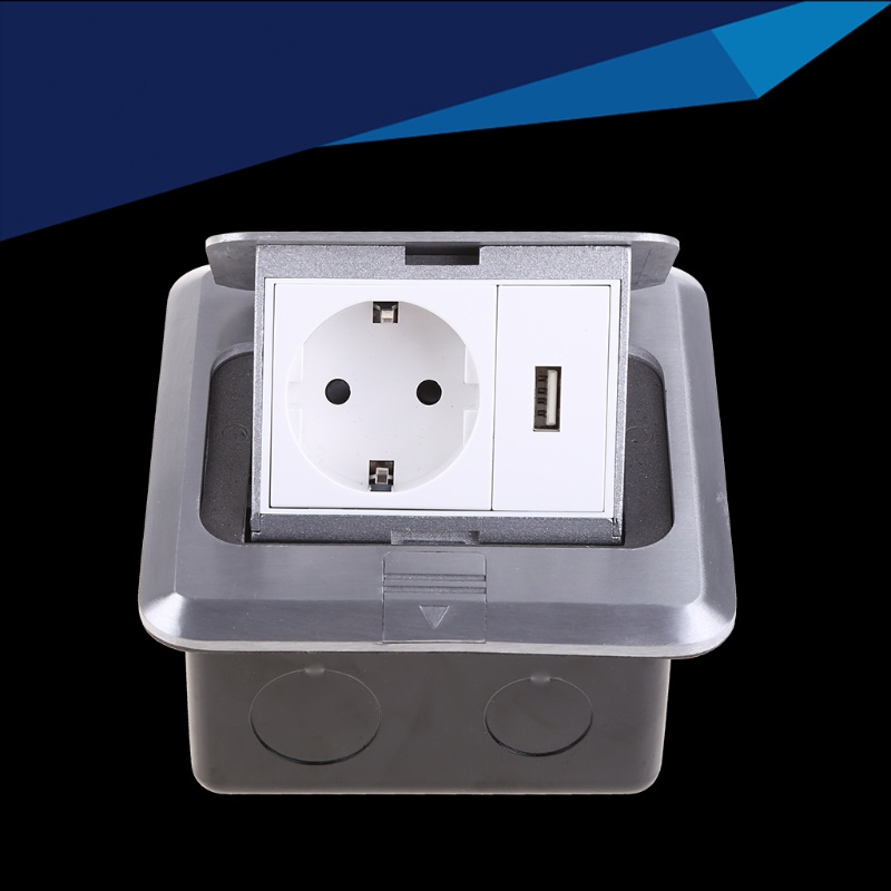 Ổ Cắm Điện USB 16A 125V Chuẩn Châu Âu / Tây Ban Nha