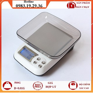 Cân điện tử (Cân tiểu ly điện tử DM3 500g)