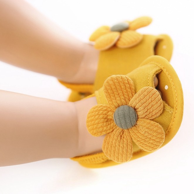 Giày Sandal Đế Mềm Chống Trượt Cho Bé Gái Từ 0-18 Tháng Tuổi