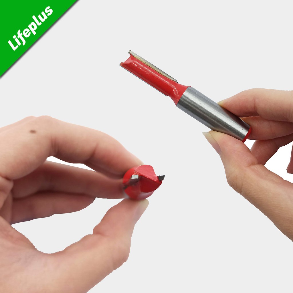 Mũi phay gỗ lấy nền Lion Đài Loan chân 12.7mm kích thước cạnh cắt tùy chọn