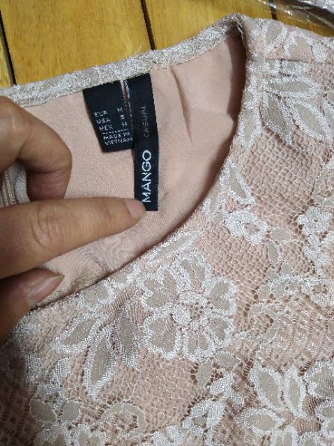 Váy ren Mango xuất dư