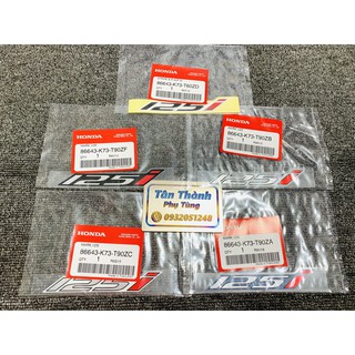 Tem Wave 125i chính hãng Thailand( bộ tem: 2 Wave, 2 125i ) TanthanhPT