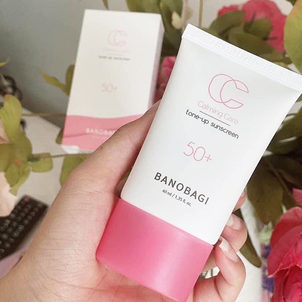 Kem chống nắng BNBG make-up nâng tông Banobagi calming care tone up sunscreen