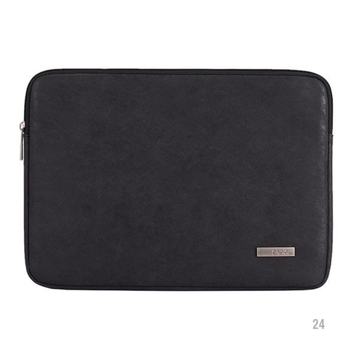 Túi chống sốc laptop, macbook giả da 24