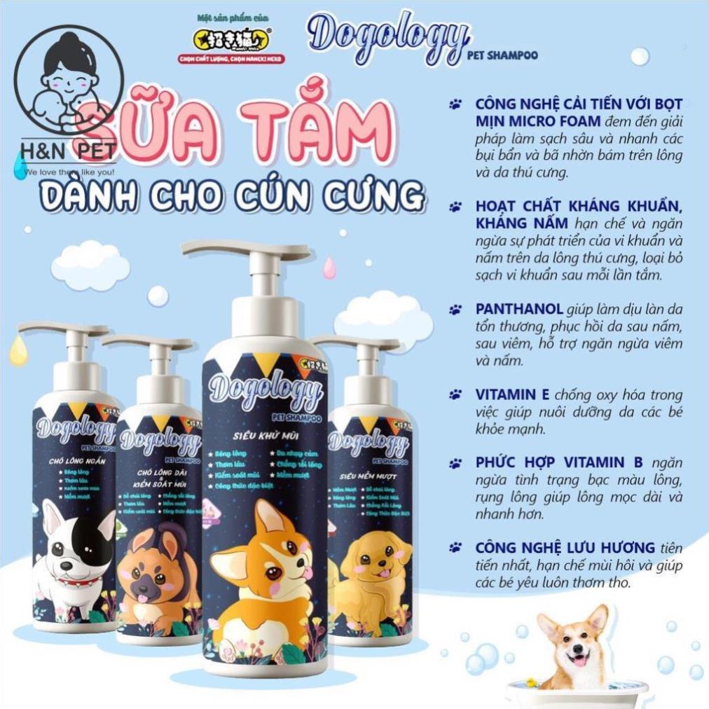 Sữa tắm cho chó Siêu lưu hương DOGOLOGY 500ML HN PET