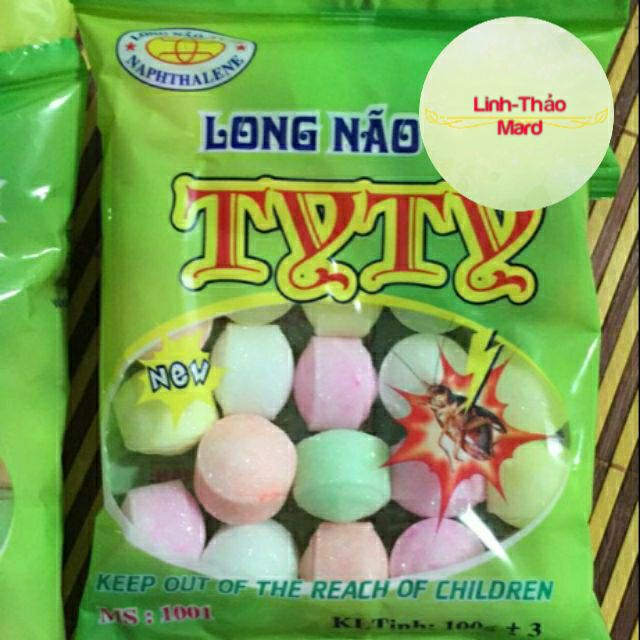 Gói 100g Băng Phiến Long Não Thơm Đuổi Gián An Toàn Sức Khỏe