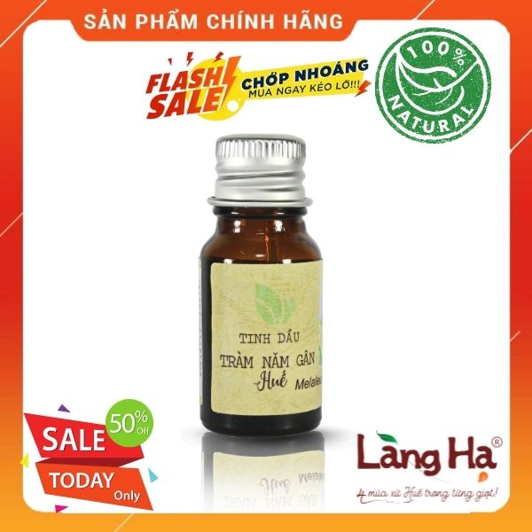 Tinh dầu Tràm năm gân (Tràm Úc) Làng Hạ, Ngừa cảm mạo, giữ ấm cơ thể, đuổi côn trùng, giảm say xe