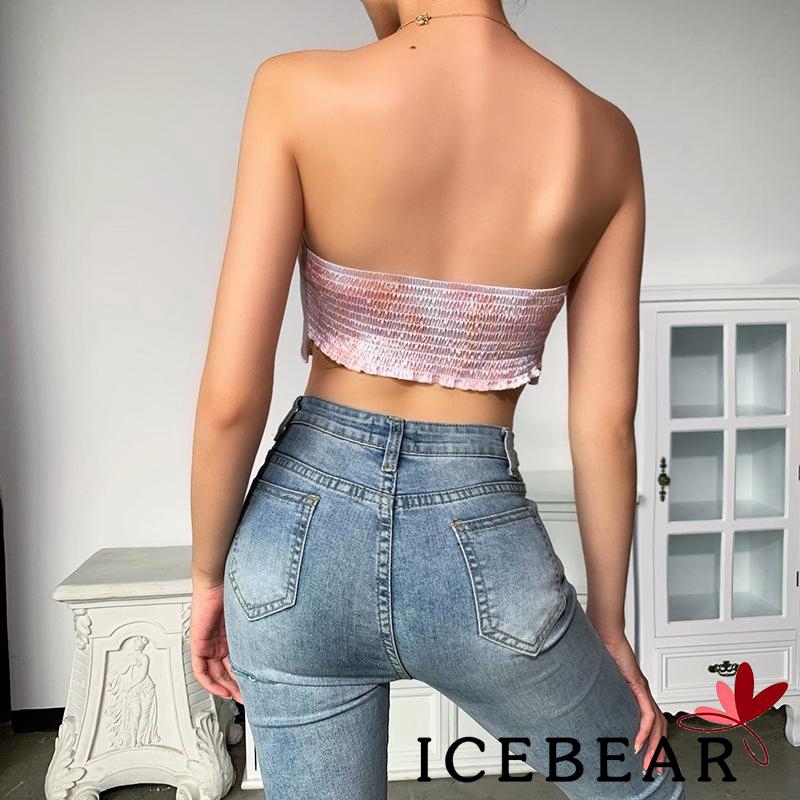 Áo Ống In Họa Tiết Gợi Cảm Cho Nữ