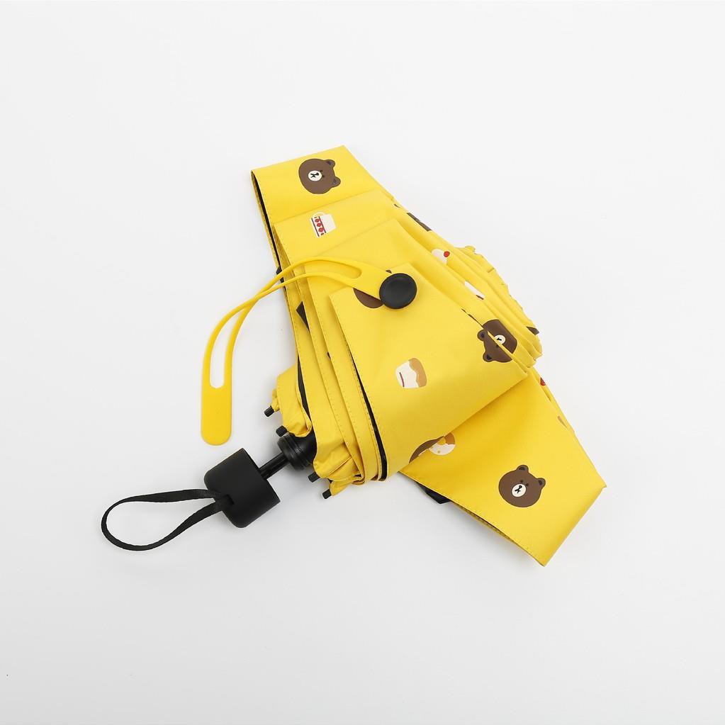 Ô Dù Đi Mưa, Đi Nắng Gấp Gọn Hình Gấu Dễ Thương