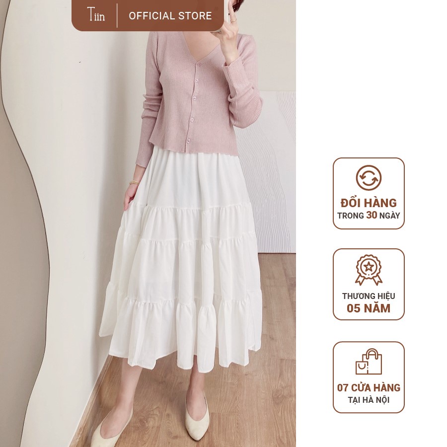 Cardigan len gân cổ V (013) TIIN STORE G21013