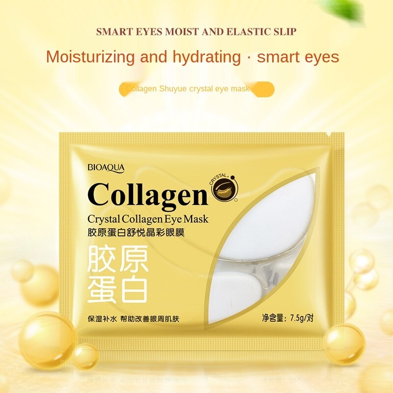 [Hàng mới về] Mặt Nạ Mắt BIOAQUA Bổ Sung Collagen Dưỡng Ẩm Và Làm Mờ Quầng Thâm | BigBuy360 - bigbuy360.vn