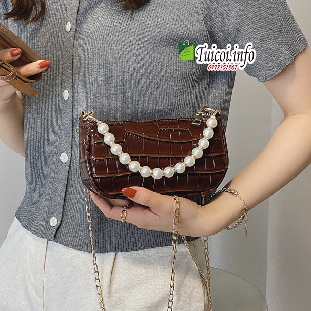 Túi đeo chéo nữ thời trang Mini tote da mềm đẹp cao cấp phong cách Hàn Quốc công sở đi chơi đi làm