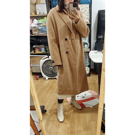 Áo dạ handmade cashmere made in Korea hãng Us and Them