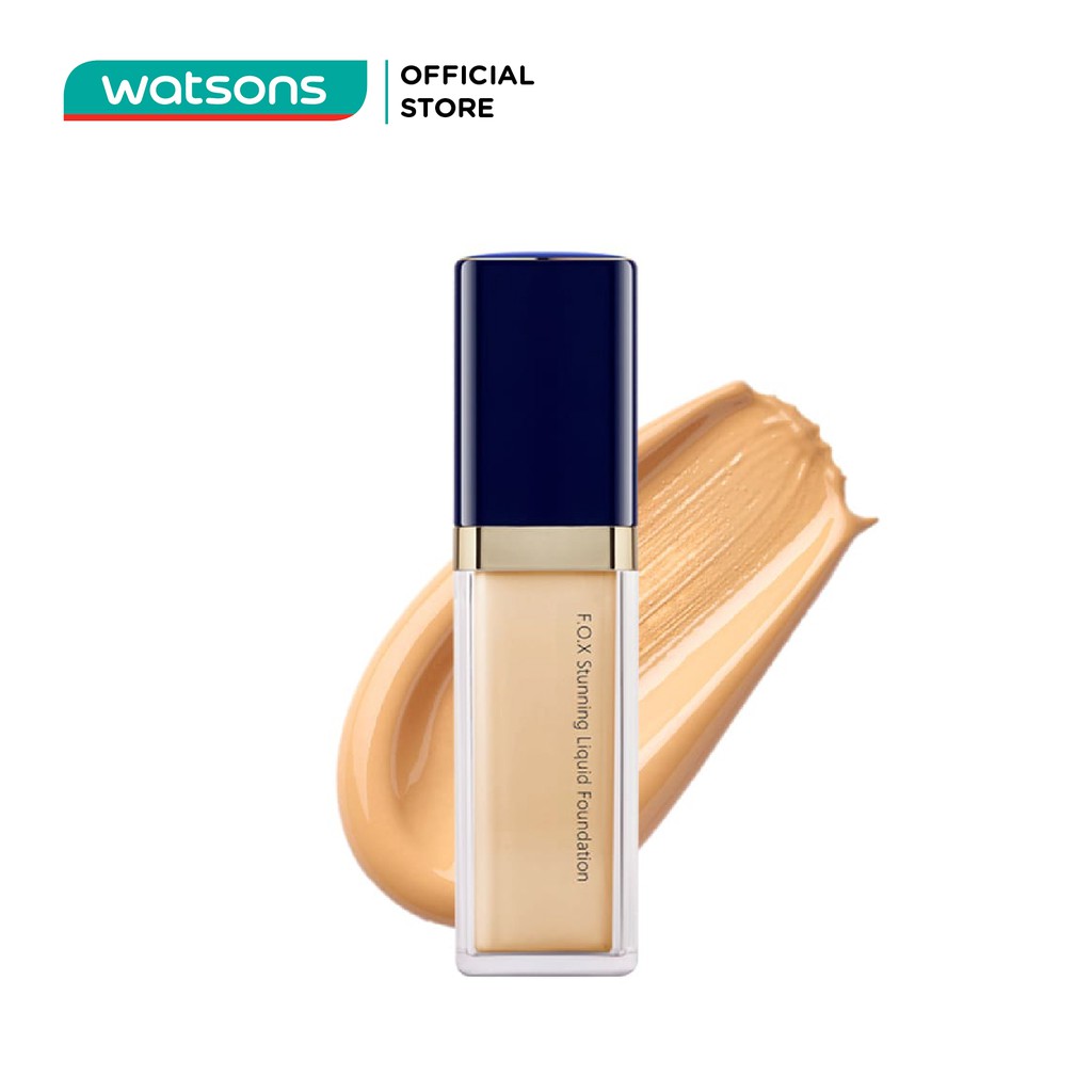 Kem Nền F.O.X Stunning Liquid Foundation SPF 30++ Dưỡng Ẩm Làm Sáng Da 30ml .#07 Baby Pink