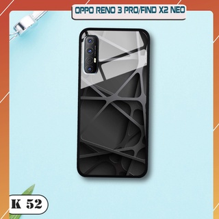 Ốp lưng kính cường lực cho điện thoại Oppo Reno 3 Pro/ Find X2 Neo