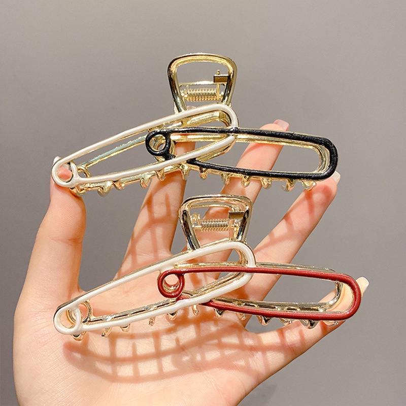 Kẹp Tóc Kim Loại Hình Cá Mập Dễ Thương Phong Cách Hàn Quốc