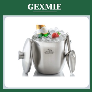 Xô đá giữ lạnh Amerigo inox có nắp dung tích 3L