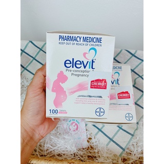 [CHUẨN CHEMIST] Tách lẻ vỉ Elevit Úc cho mẹ Bầu (vỉ 10 viên) - Date mới nhất ÚC
