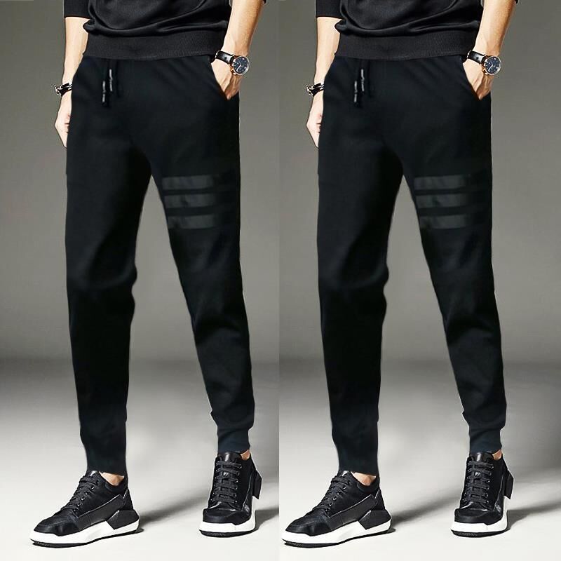 Quần Thể Thao 9 Tấc Mỏng plus bulky Dáng Rộng Co Giãn Phong Cách Mùa Hè Cho Nam