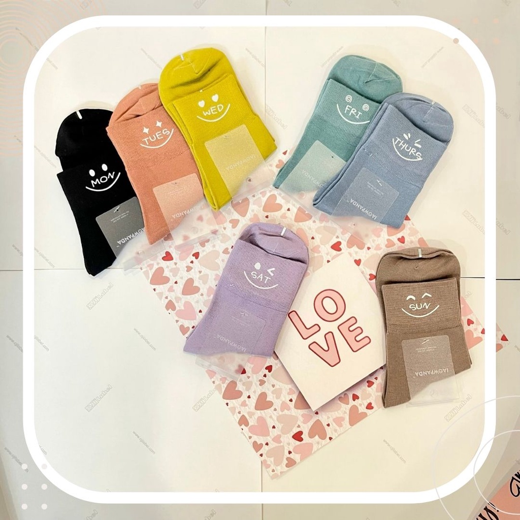 TÂT VỚ UNISEX NAM NỮ CỔ CAO EMO THEO TUẦN