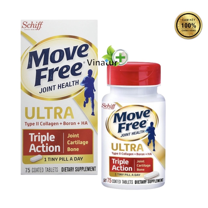 Viên uống bổ xương khớp Move Free Ultra| Schiff Move Free Ultra Triple Action 75 viên của Mỹ.