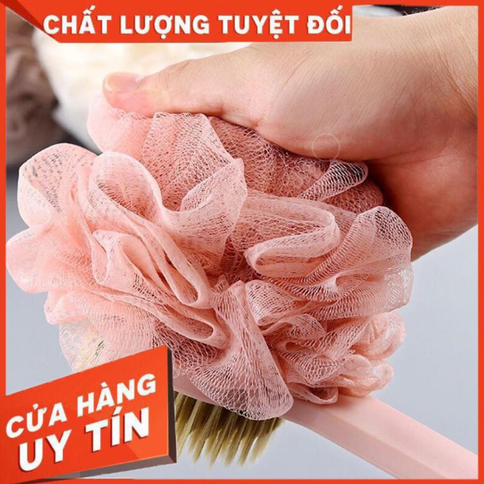 [Hàng xuất nhật cao cấp fullbox] Cây chà lưng khi tắm, cây cọ lưng 2in1