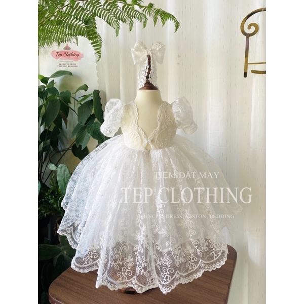 CAMELLIA Đầm Công Chúa Thiết Kế Cho Bé Gái by Tep Clothing - Hình Thật