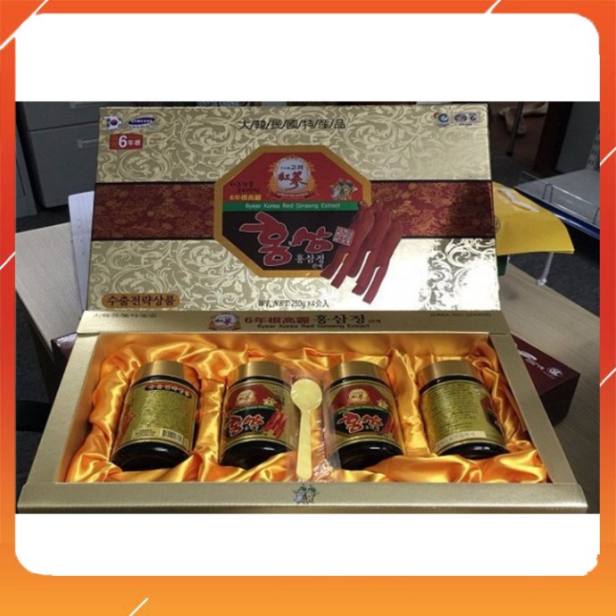 [Hàng mới về] Cao hồng sâm kanghwa hộp giấy 4 lọ * 250g