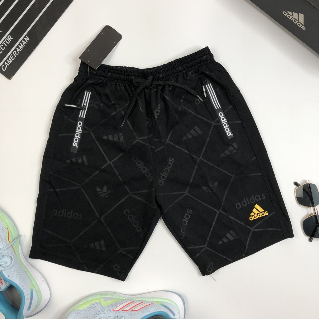 Quần thể thao nam Q30 quần short nam thun thể thao adidas sọt nam đẹp lưng thun ngắn cao cấp có size lớn big size