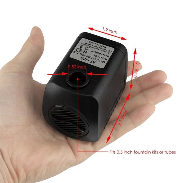 Máy bơm nước mini cho hồ cá có đèn LED
